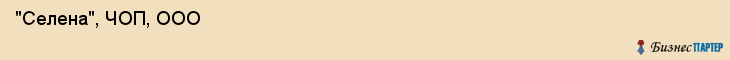  "Селена", ЧОП, ООО , Самара