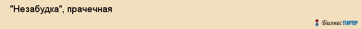  "Незабудка", прачечная , Самара