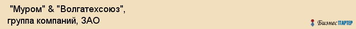  "Муром" & "Волгатехсоюз", группа компаний, ЗАО , Самара