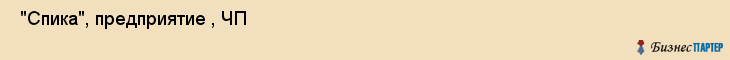  "Спика", предприятие , ЧП , Самара