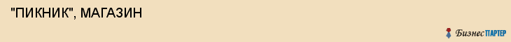  "ПИКНИК", МАГАЗИН , Самара