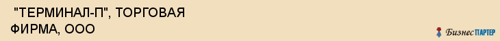  "ТЕРМИНАЛ-П", ТОРГОВАЯ ФИРМА, ООО , Самара